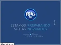 Sites similar to 104fm.net.br