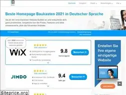 Sites similar to 10bestenhomepagebaukasten.de