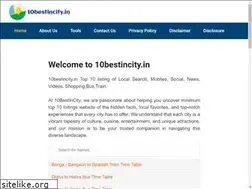 Sites similar to 10bestincity.in