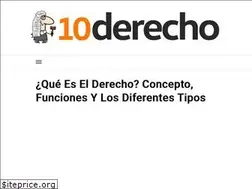 Sites similar to 10derecho.com
