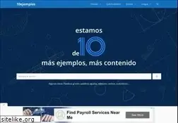 Sites similar to 10ejemplos.com