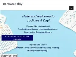 Sites similar to 10rowsaday.com