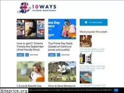 Sites similar to 10ways.com