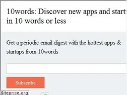 Sites similar to 10words.io
