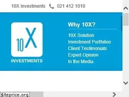 Sites similar to 10x.co.za