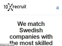 Sites similar to 10xrecruit.com