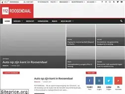 Sites similar to 112roosendaal.nl