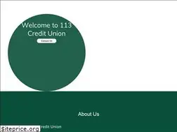 Sites similar to 113creditunion.com