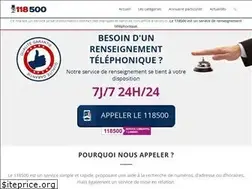 Sites similar to 118500.fr