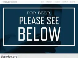 Sites similar to 11belowbrewing.com