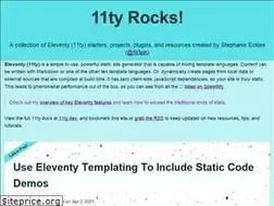 Sites similar to 11ty.rocks