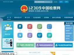 Sites similar to 12309.gov.cn
