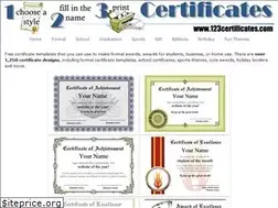 Sites similar to 123certificates.com