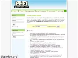 Sites similar to 123guestbook.com