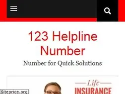 Sites similar to 123helplinenumber.com