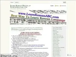 Sites similar to 123learnkorean.wordpress.com