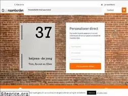 Sites similar to 123naamborden.be