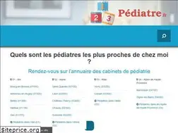 Sites similar to 123pediatre.fr