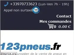 Sites similar to 123pneus.fr