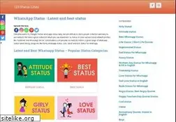 Sites similar to 123statuslines.com