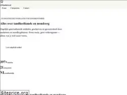Sites similar to 123tandarts.nl
