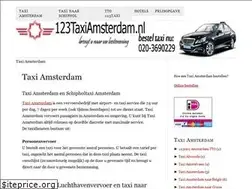 Sites similar to 123taxiamsterdam.nl