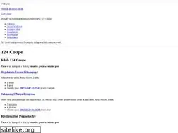 Sites similar to 124coupe.pl