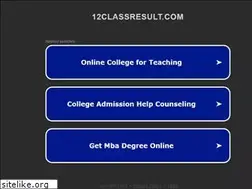 Sites similar to 12classresult.com
