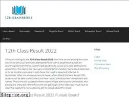 Sites similar to 12thclassresult.pk