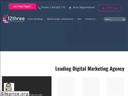 Sites similar to 12three.com.au