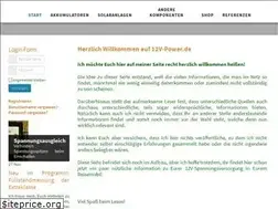 Sites similar to 12v-power.de