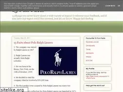 Sites similar to 13-fun-facts.blogspot.com