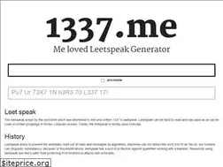 Sites similar to 1337.me