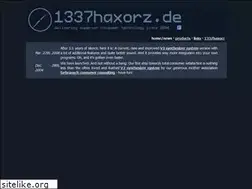 Sites similar to 1337haxorz.de