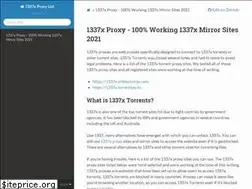 Sites similar to 1337x-proxy-list.readthedocs.io