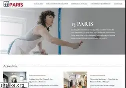 Sites similar to 13paris.com