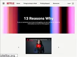 Sites similar to 13reasonswhy.info
