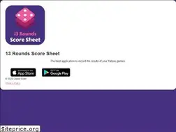 Sites similar to 13roundsscoresheet.colindavid.net
