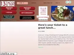 Sites similar to 13tacosandtaps.com