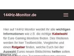 Sites similar to 144hz-monitor.de