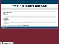 Sites similar to 1542797.toastmastersclubs.org