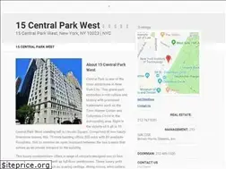 Sites similar to 15centralparkwest-nyc.com