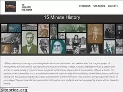 Sites similar to 15minutehistory.org