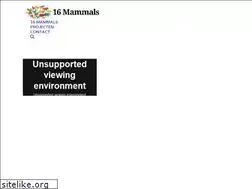 Sites similar to 16mammals.com