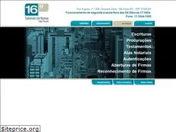 Sites similar to 16tabeliao.com.br