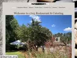 Sites similar to 1703restaurant.com