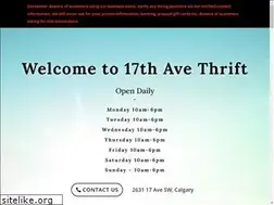Sites similar to 17thavethrift.ca