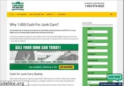 Sites similar to 1800cashforjunkcars.com