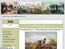 Sites similar to 1812w.ru