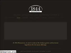 Sites similar to 1844restaurant.com